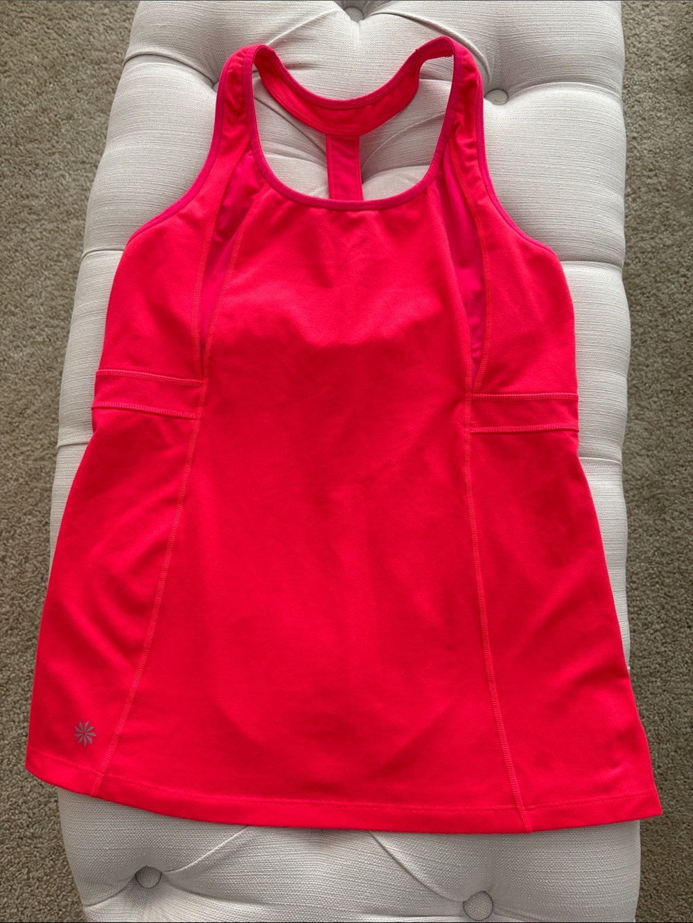 ATHLETA pink racerback athletic tank